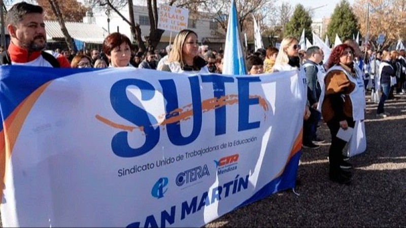 El SUTE encabezará la reanudación de las paritarias en Mendoza